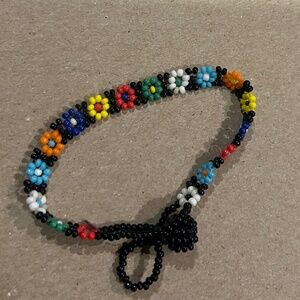 Flower Chain Multifcolor Beaded Bracelet 90s